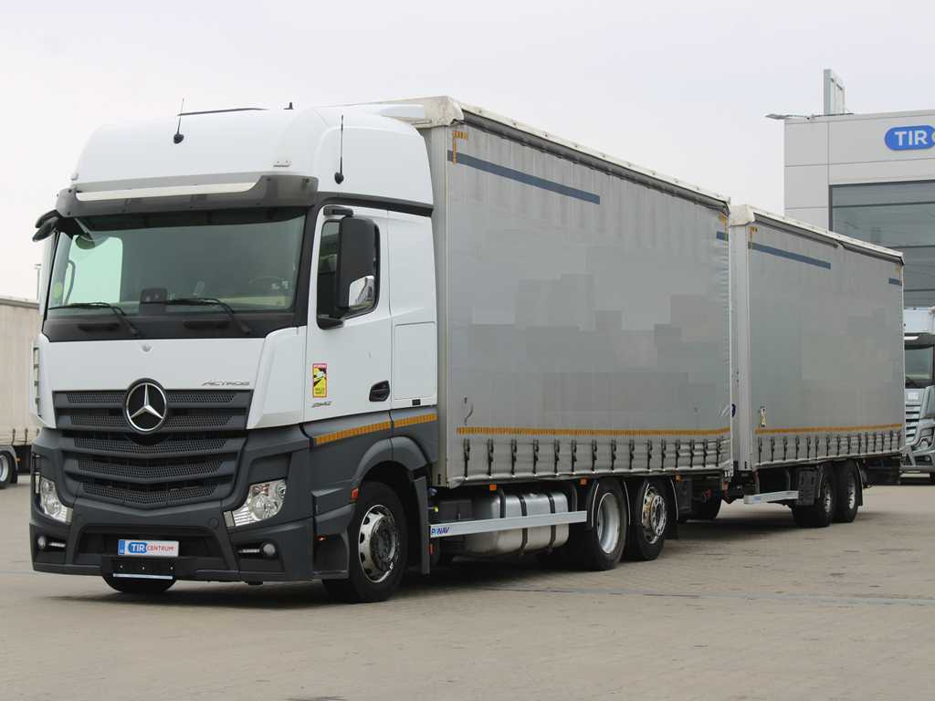 Mercedes-Benz Actros 2542, 6X2, EURO 6, AIR SUSPENSION + PANAV TV018M - Plachtový nákladní auto: obrázek 1 Mercedes-Benz Actros 2542, 6X2, EURO 6, AIR SUSPENSION + PANAV TV018M - Plachtový nákladní auto: obrázek 1