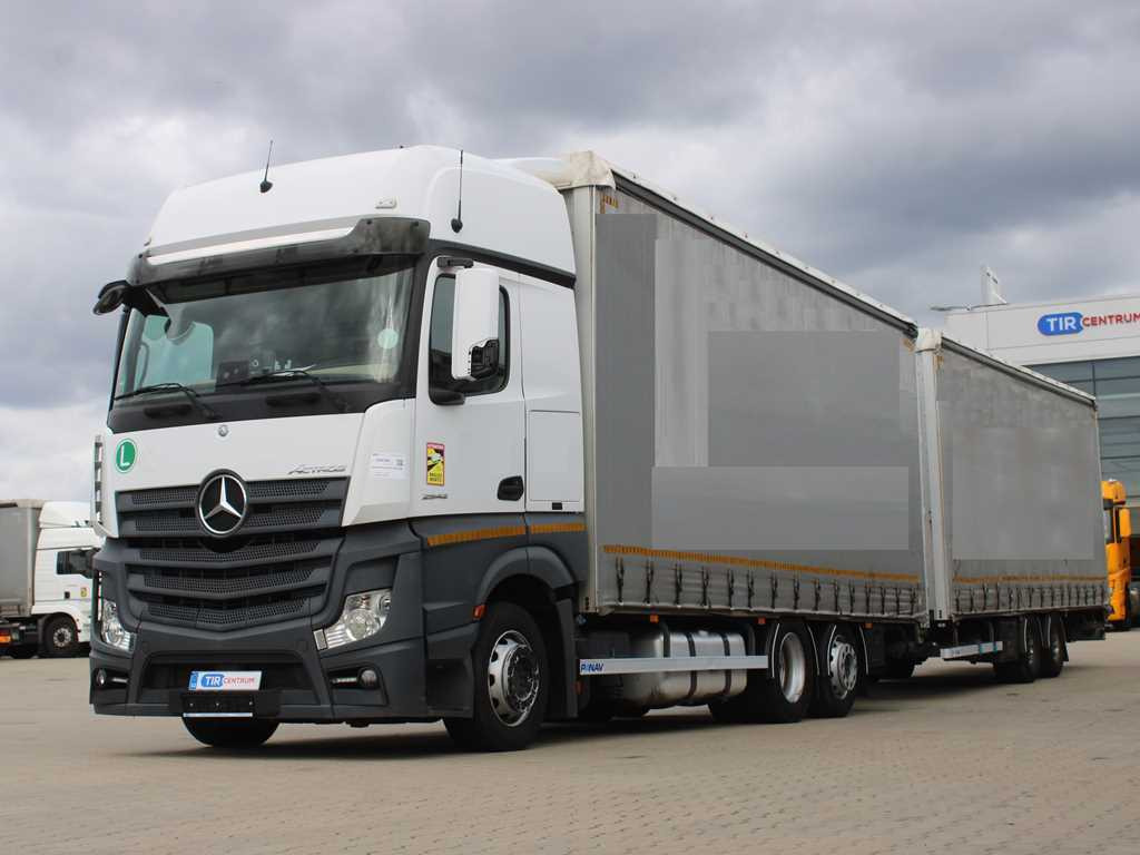 Mercedes-Benz Actros 2542, 6X2, LIFTING AXLE + PANAV TVK18M - Plachtový nákladní auto: obrázek 1 Mercedes-Benz Actros 2542, 6X2, LIFTING AXLE + PANAV TVK18M - Plachtový nákladní auto: obrázek 1