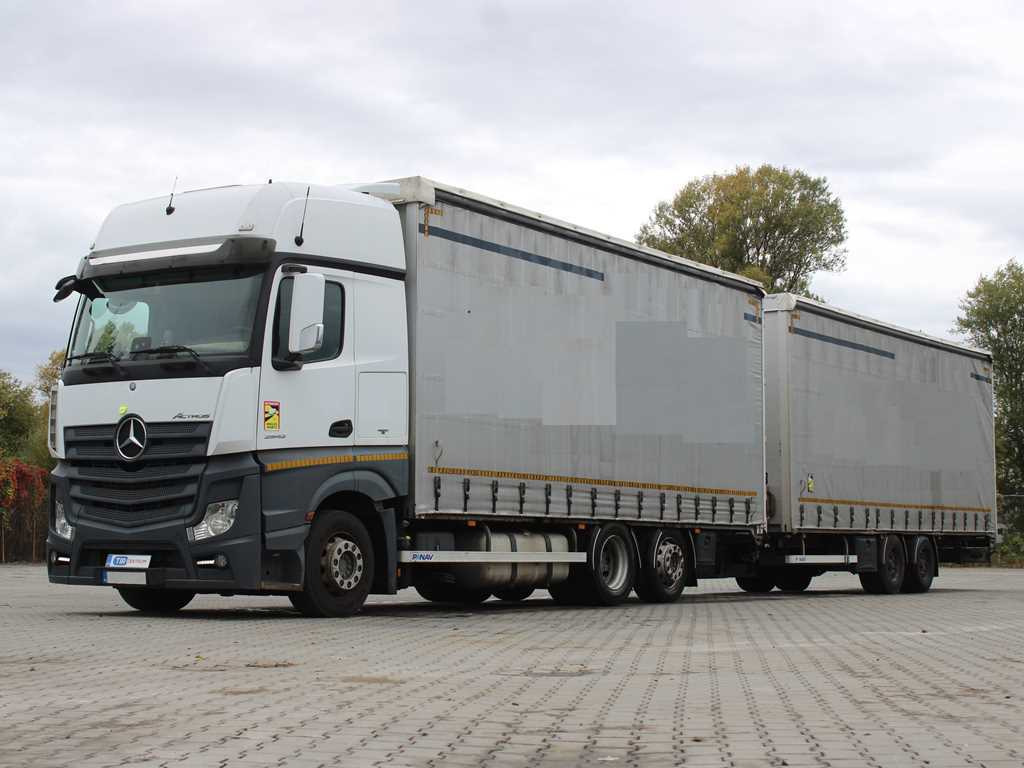 Mercedes-Benz Actros 2542, 6X2, LIFTING AXLE + PANAV TVK18M - Plachtový nákladní auto: obrázek 1 Mercedes-Benz Actros 2542, 6X2, LIFTING AXLE + PANAV TVK18M - Plachtový nákladní auto: obrázek 1