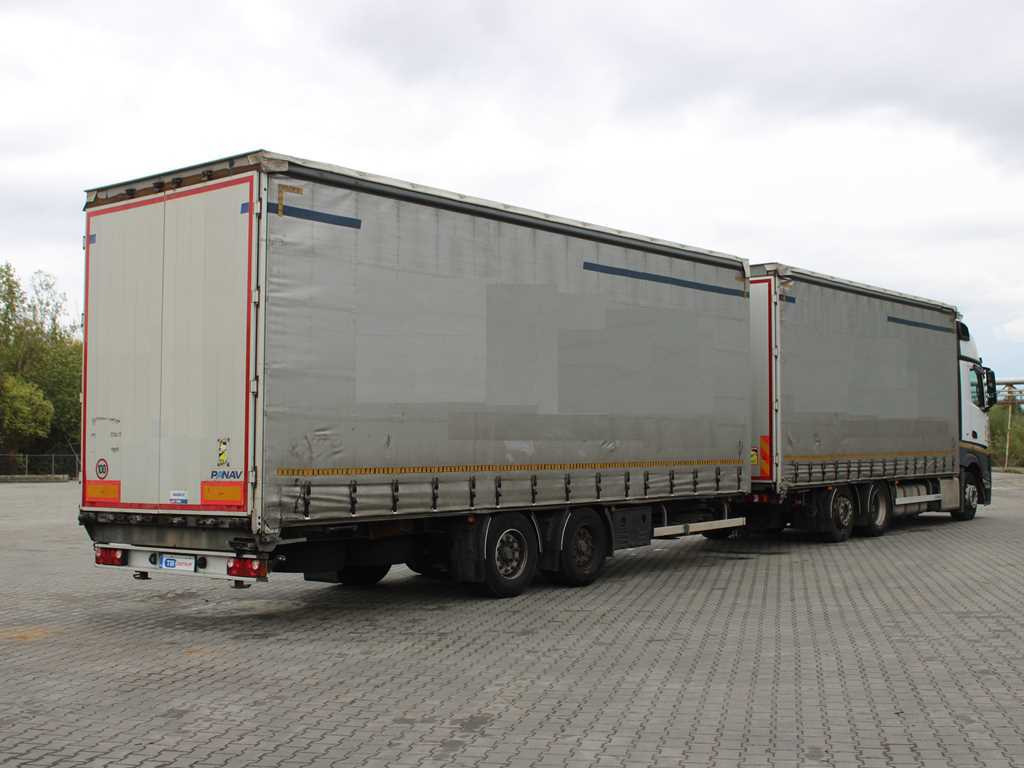 Mercedes-Benz Actros 2542, 6X2, LIFTING AXLE + PANAV TVK18M - Plachtový nákladní auto: obrázek 4 Mercedes-Benz Actros 2542, 6X2, LIFTING AXLE + PANAV TVK18M - Plachtový nákladní auto: obrázek 4