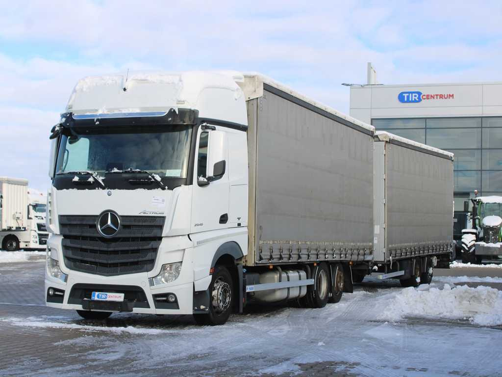 Mercedes-Benz Actros 2545, 6X2, EURO 6, AIR SUSPENSION, DRIVE-THROUGH + PANAV - Plachtový nákladní auto: obrázek 1 Mercedes-Benz Actros 2545, 6X2, EURO 6, AIR SUSPENSION, DRIVE-THROUGH + PANAV - Plachtový nákladní auto: obrázek 1