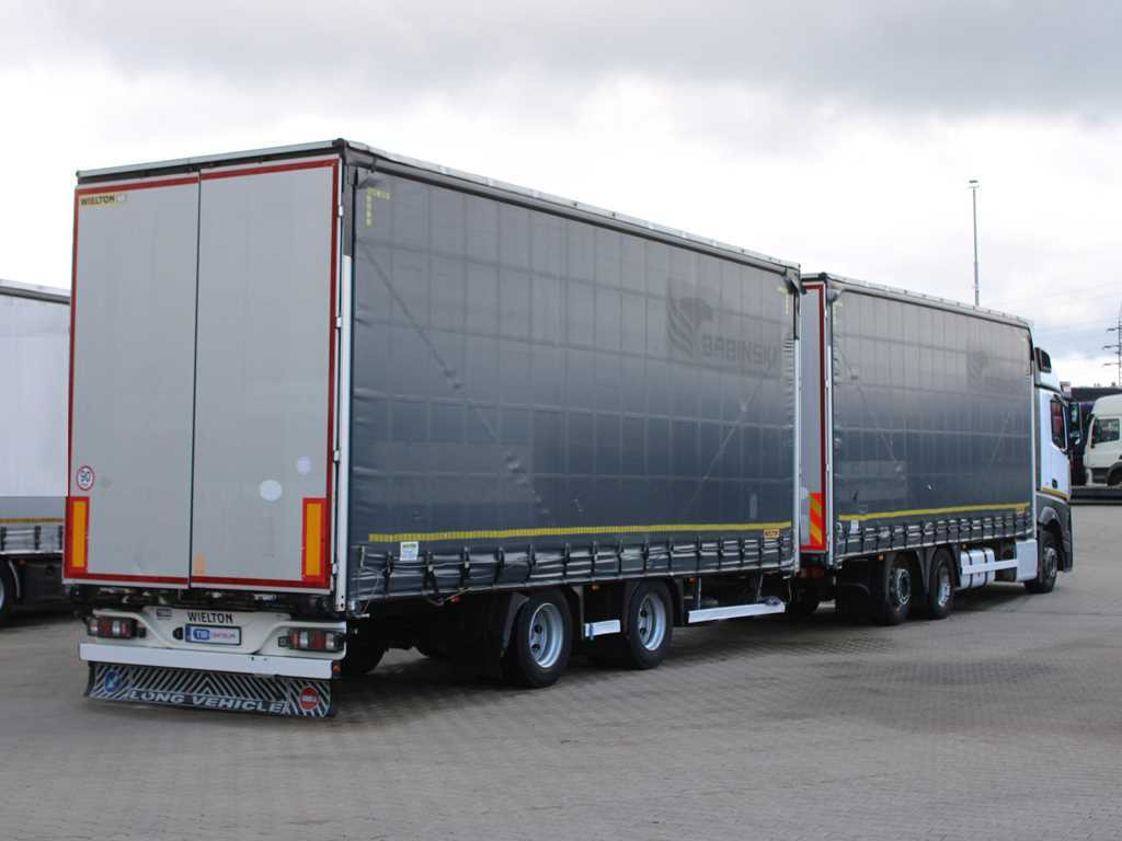 Mercedes-Benz Actros 2545, ROAD, LIFTING AXLE, AIR SUSPENSION, EURO 6 - Plachtový nákladní auto: obrázek 4 Mercedes-Benz Actros 2545, ROAD, LIFTING AXLE, AIR SUSPENSION, EURO 6 - Plachtový nákladní auto: obrázek 4