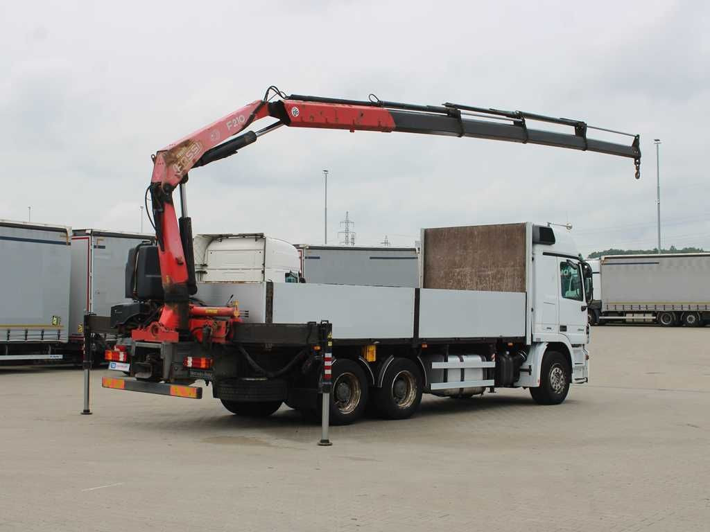 Mercedes-Benz Actros 2644, 6X4, EURO 4, CRANE FASSI F210 - Nákladní automobil valníkový/ Plošinový, Auto s hydraulickou rukou: obrázek 3 Mercedes-Benz Actros 2644, 6X4, EURO 4, CRANE FASSI F210 - Nákladní automobil valníkový/ Plošinový, Auto s hydraulickou rukou: obrázek 3