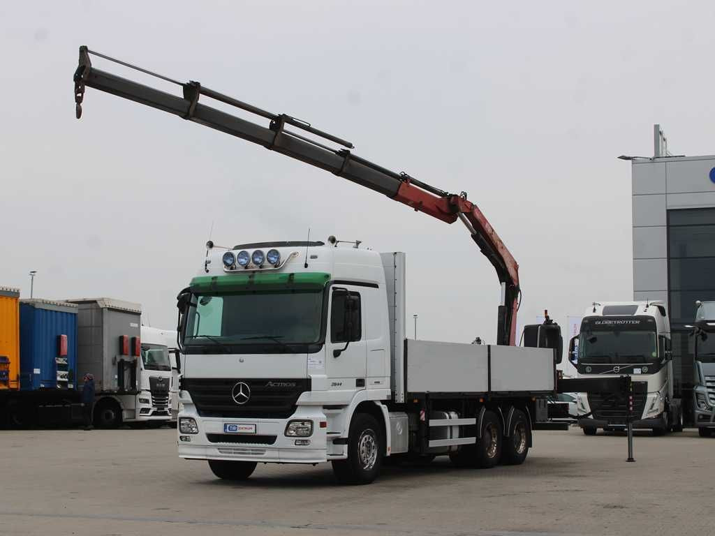 Mercedes-Benz Actros 2644, 6X4, EURO 4, CRANE FASSI F210 - Nákladní automobil valníkový/ Plošinový, Auto s hydraulickou rukou: obrázek 1 Mercedes-Benz Actros 2644, 6X4, EURO 4, CRANE FASSI F210 - Nákladní automobil valníkový/ Plošinový, Auto s hydraulickou rukou: obrázek 1