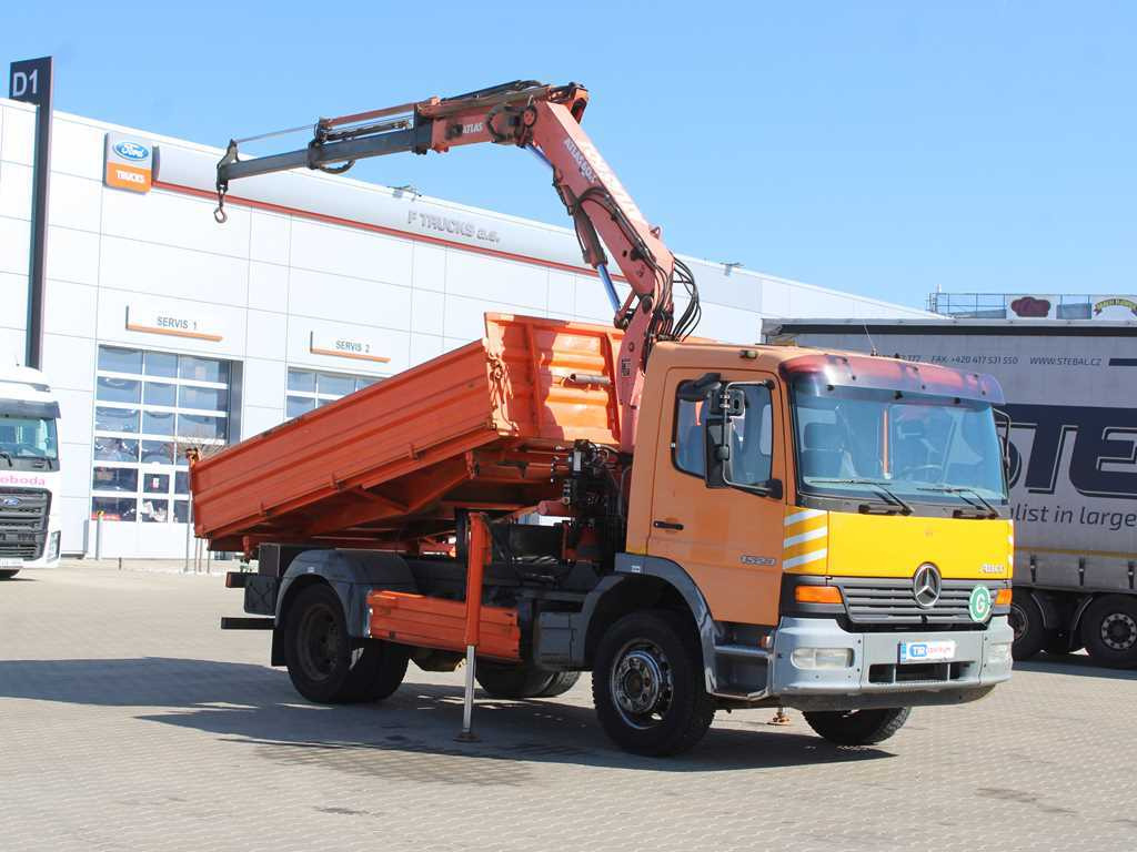 Mercedes-Benz Atego 1523, HYDRAULIC ARM ATLAS 60.1, THREE-SIDED - Sklápěč, Auto s hydraulickou rukou: obrázek 3 Mercedes-Benz Atego 1523, HYDRAULIC ARM ATLAS 60.1, THREE-SIDED - Sklápěč, Auto s hydraulickou rukou: obrázek 3