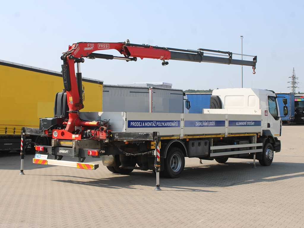 Renault D 250, EURO 6, SIDE, HYDRAULIC ARM FASSI F110 - Nákladní automobil valníkový/ Plošinový, Auto s hydraulickou rukou: obrázek 4 Renault D 250, EURO 6, SIDE, HYDRAULIC ARM FASSI F110 - Nákladní automobil valníkový/ Plošinový, Auto s hydraulickou rukou: obrázek 4