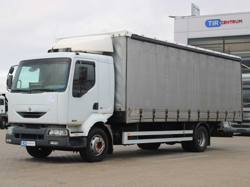 Renault MIDLUM 270, EURO 3, TIRES 80% - Plachtový nákladní auto: obrázek 1 Renault MIDLUM 270, EURO 3, TIRES 80% - Plachtový nákladní auto: obrázek 1