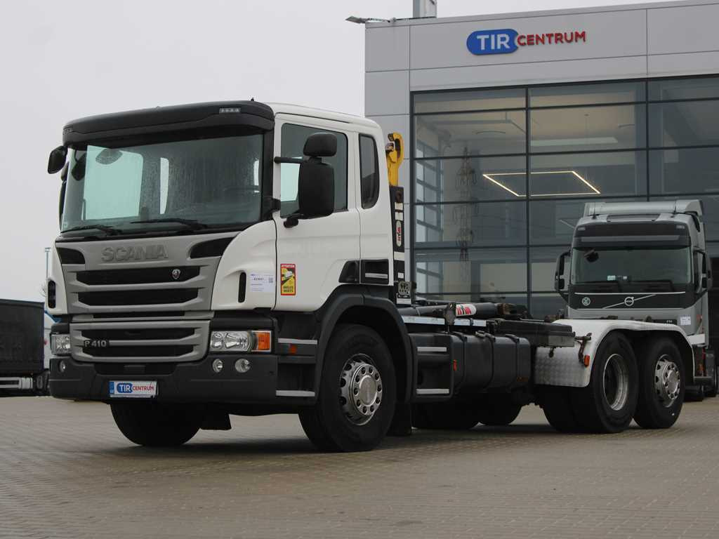 Scania P410, EURO 5, 6X2, CONTAINER HOOK CARRIER, LIFTING AXLE - Hákový nosič kontejnerů: obrázek 1 Scania P410, EURO 5, 6X2, CONTAINER HOOK CARRIER, LIFTING AXLE - Hákový nosič kontejnerů: obrázek 1