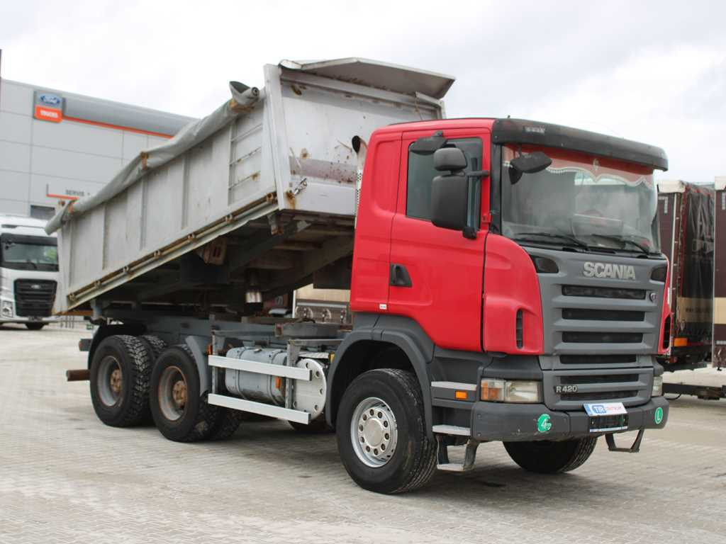 Scania R 420 CB 6X4 , THREE SIDED, EURO 4, RETARDER, 13m³ - Sklápěč: obrázek 3 Scania R 420 CB 6X4 , THREE SIDED, EURO 4, RETARDER, 13m³ - Sklápěč: obrázek 3