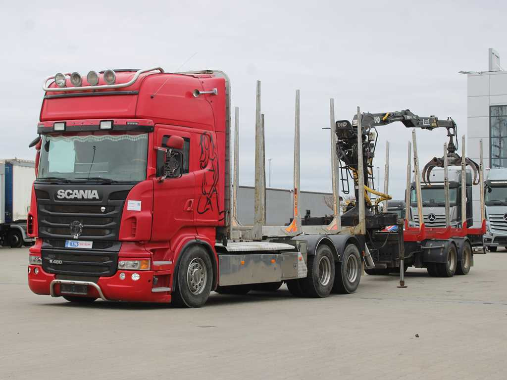 Scania R 480, HYDRAULIC ARM LHO L120Z(78), 6X4 - Lesovůz, Auto s hydraulickou rukou: obrázek 1 Scania R 480, HYDRAULIC ARM LHO L120Z(78), 6X4 - Lesovůz, Auto s hydraulickou rukou: obrázek 1