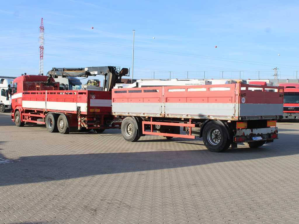 Scania R380, EURO 3, 6X2, LIFT AXLE, HIAB 166K + KOGEL ANBS(1996) - Nákladní automobil valníkový/ Plošinový, Auto s hydraulickou rukou: obrázek 5 Scania R380, EURO 3, 6X2, LIFT AXLE, HIAB 166K + KOGEL ANBS(1996) - Nákladní automobil valníkový/ Plošinový, Auto s hydraulickou rukou: obrázek 5