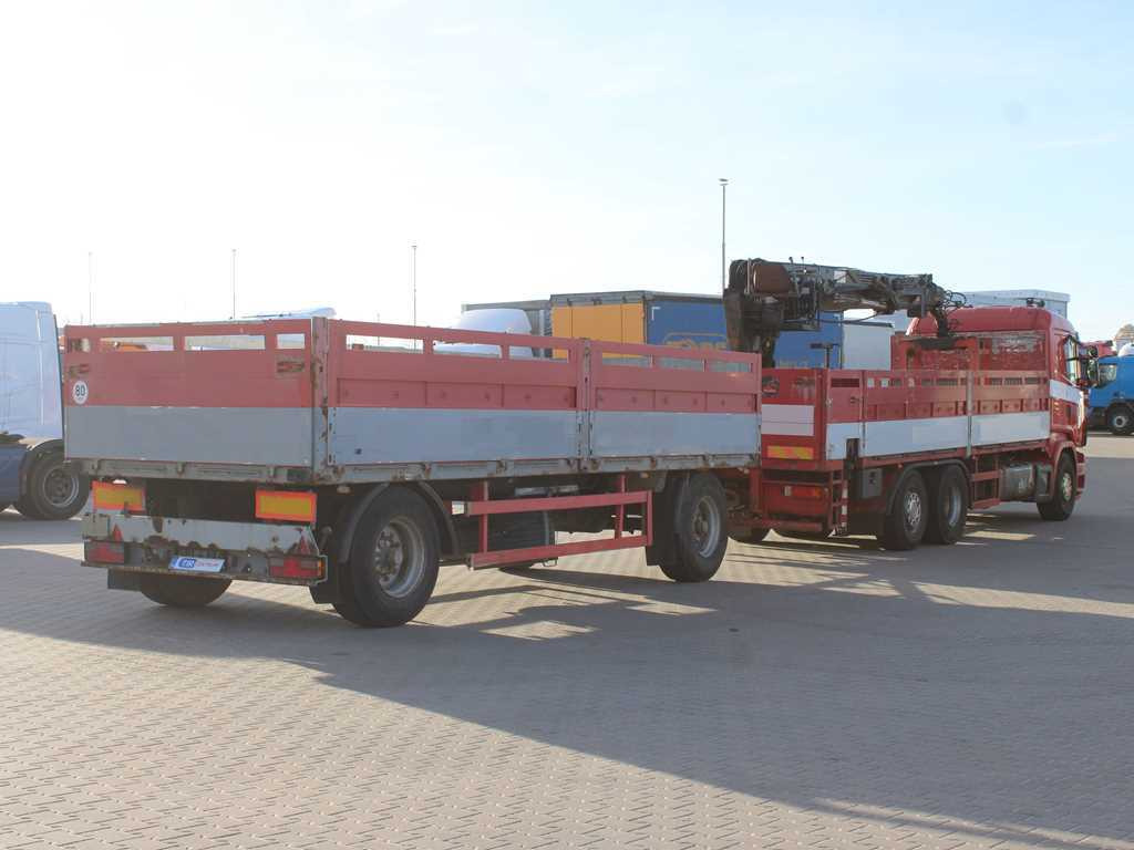 Scania R380, EURO 3, 6X2, LIFT AXLE, HIAB 166K + KOGEL ANBS(1996) - Nákladní automobil valníkový/ Plošinový, Auto s hydraulickou rukou: obrázek 4 Scania R380, EURO 3, 6X2, LIFT AXLE, HIAB 166K + KOGEL ANBS(1996) - Nákladní automobil valníkový/ Plošinový, Auto s hydraulickou rukou: obrázek 4