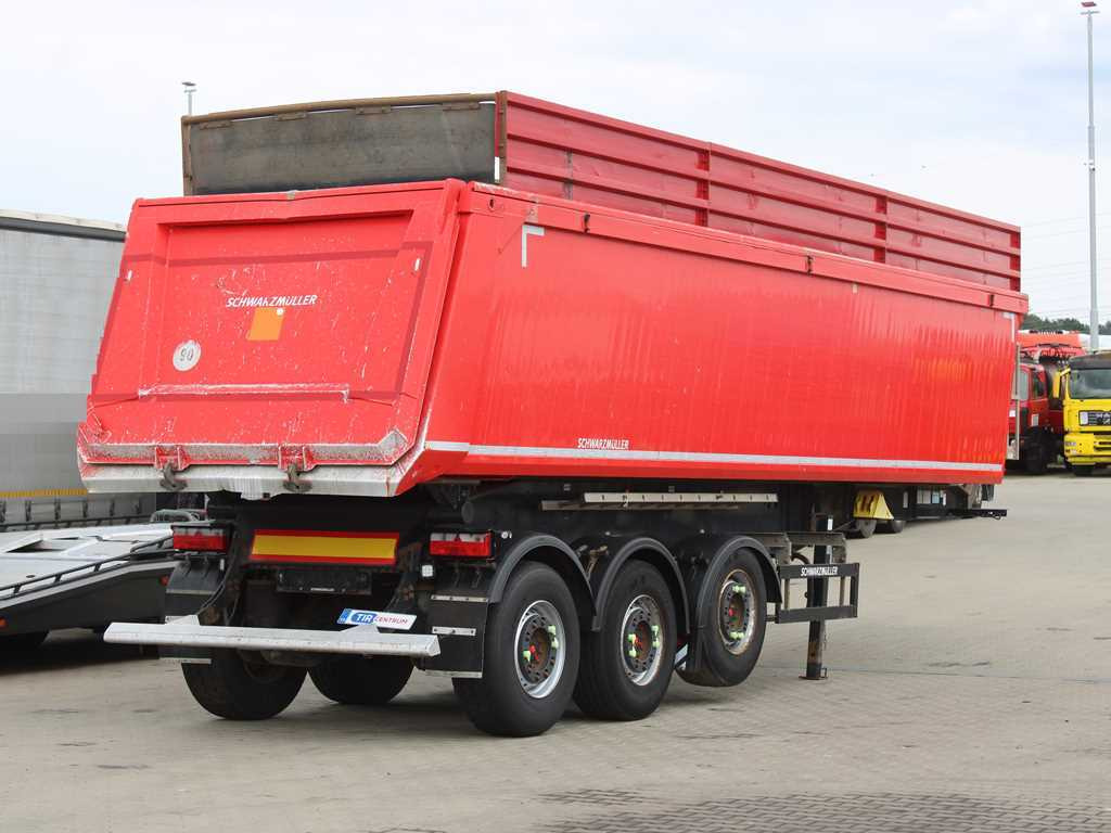Schwarzmüller KIS 3/E, 2X LIFT AXLE, SAF, 46m³ - Sklápěcí návěs: obrázek 4 Schwarzmüller KIS 3/E, 2X LIFT AXLE, SAF, 46m³ - Sklápěcí návěs: obrázek 4