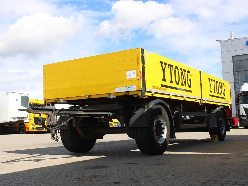 Schwarzmüller PA 2/E, SIDEBOARD, SAF, MULTILOCK, TYRES 80% - Přívěs plato/ Valník: obrázek 1 Schwarzmüller PA 2/E, SIDEBOARD, SAF, MULTILOCK, TYRES 80% - Přívěs plato/ Valník: obrázek 1