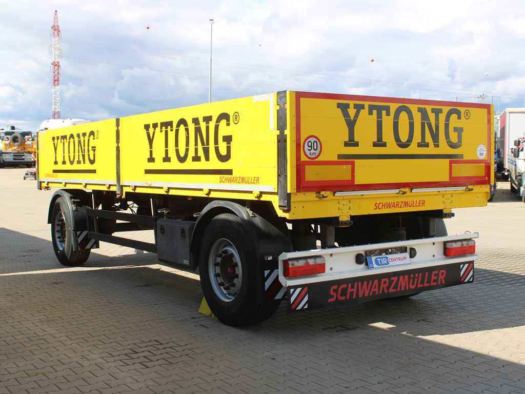 Schwarzmüller PA 2/E, SIDEBOARD, SAF, MULTILOCK, TYRES 80% - Přívěs plato/ Valník: obrázek 5 Schwarzmüller PA 2/E, SIDEBOARD, SAF, MULTILOCK, TYRES 80% - Přívěs plato/ Valník: obrázek 5
