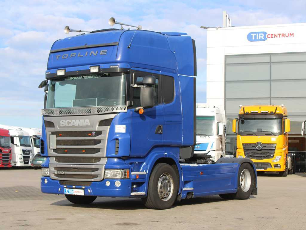 Scania R440, EURO 5, RETARDER, INDEPENDENT AIR CONDITIONING, DUAL-CIRCUIT HYDRAULICS - Tahač: obrázek 1 Scania R440, EURO 5, RETARDER, INDEPENDENT AIR CONDITIONING, DUAL-CIRCUIT HYDRAULICS - Tahač: obrázek 1