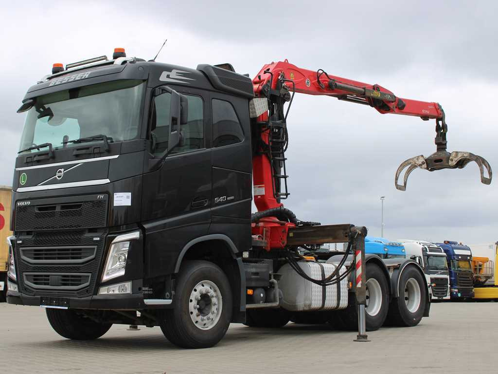 Volvo FH 540, 6X4, VEB+, PALFINGER EPSILON Q170Z96, PNEU 90% - Tahač: obrázek 1 Volvo FH 540, 6X4, VEB+, PALFINGER EPSILON Q170Z96, PNEU 90% - Tahač: obrázek 1