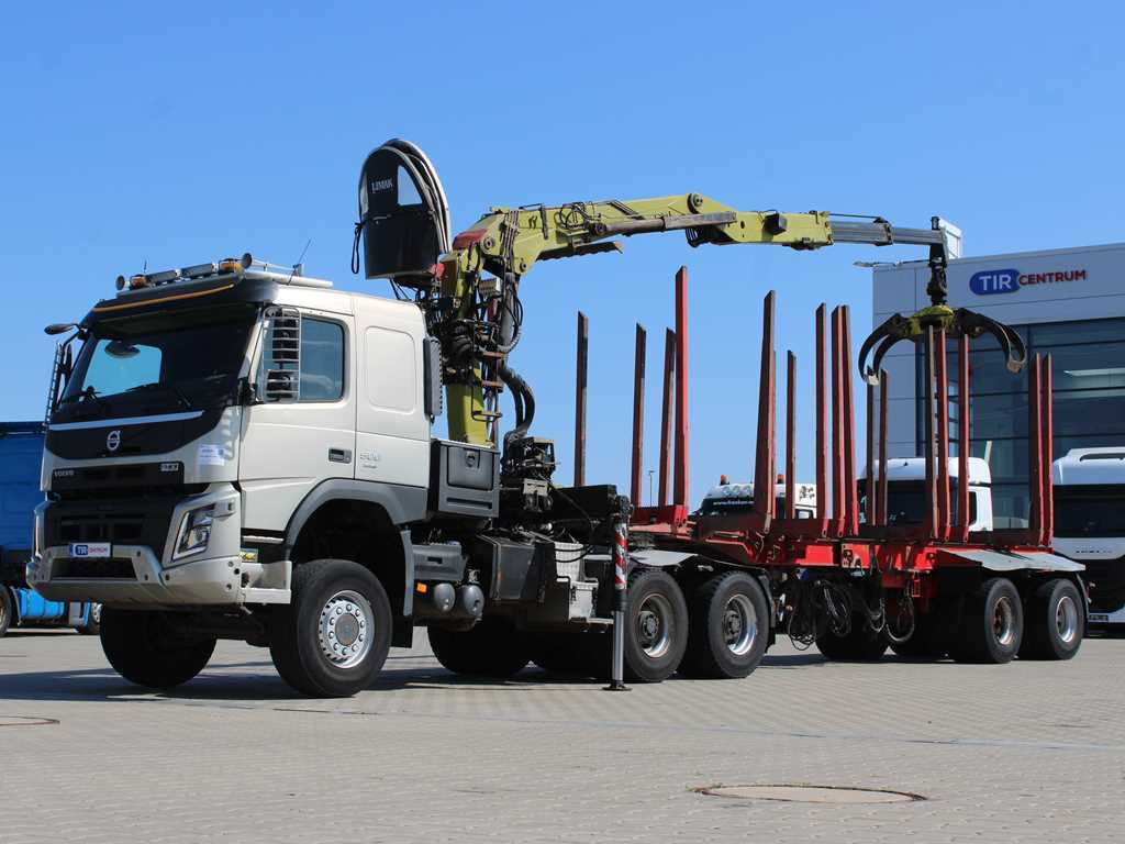 Volvo FMX 500, 6X6, LOGLIFT F265Z95 + DOLL trailer (2007) - Lesovůz, Auto s hydraulickou rukou: obrázek 1 Volvo FMX 500, 6X6, LOGLIFT F265Z95 + DOLL trailer (2007) - Lesovůz, Auto s hydraulickou rukou: obrázek 1