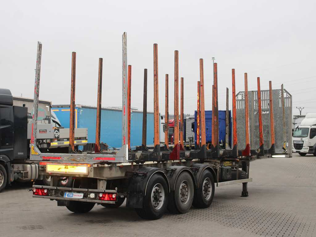 ZASŁAW D-651A, 2x LIFT AXLE, TYRES 80% - Klanicový návěs: obrázek 4 ZASŁAW D-651A, 2x LIFT AXLE, TYRES 80% - Klanicový návěs: obrázek 4