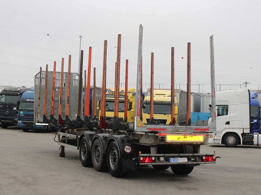 ZASŁAW D-651A, 2x LIFT AXLE, TYRES 80% - Klanicový návěs: obrázek 5 ZASŁAW D-651A, 2x LIFT AXLE, TYRES 80% - Klanicový návěs: obrázek 5