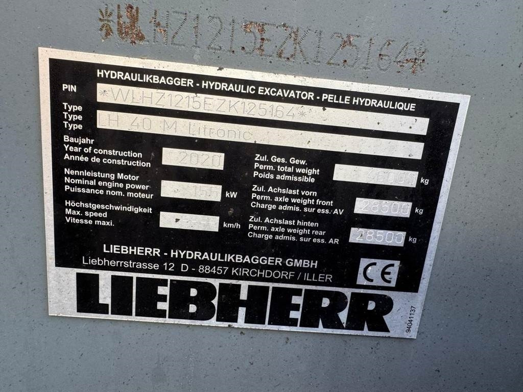 Překládkové rypadlo Liebherr LH 40 M: obrázek 12