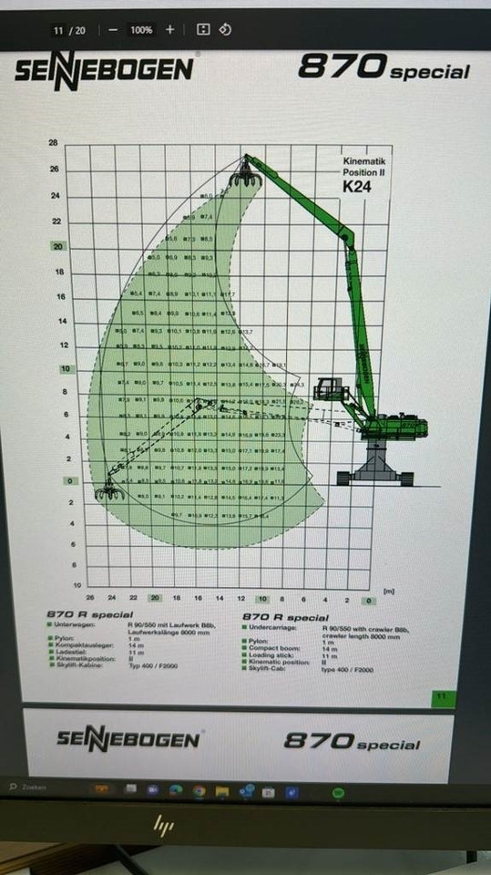 Překládkové rypadlo Sennebogen 870R: obrázek 12