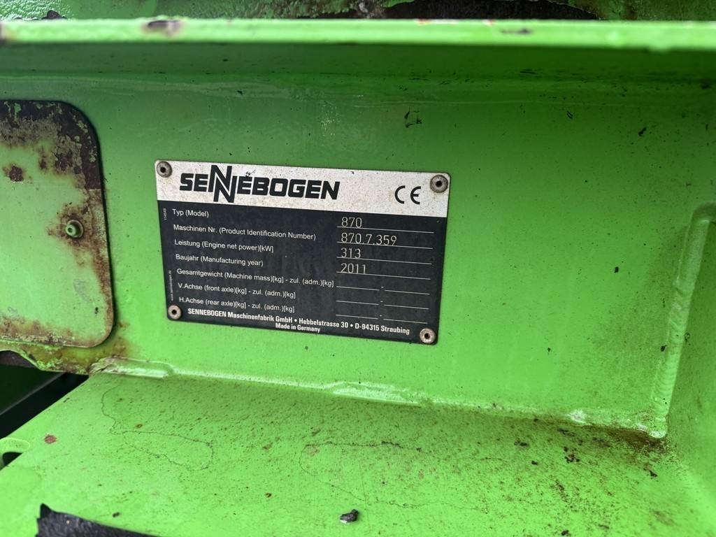 Překládkové rypadlo Sennebogen 870R: obrázek 11