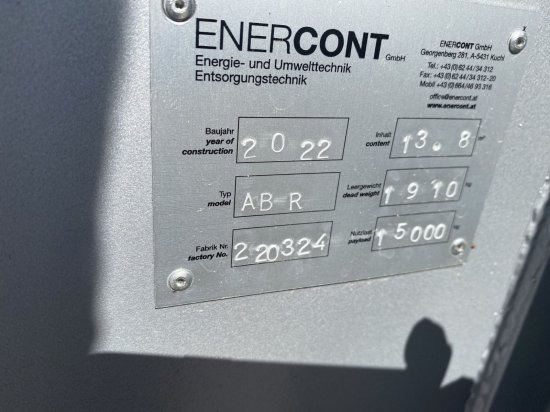 Container Abroller 13,8 m³ ,sofort verfügbar - Hákový kontejner: obrázek 4 Container Abroller 13,8 m³ ,sofort verfügbar - Hákový kontejner: obrázek 4