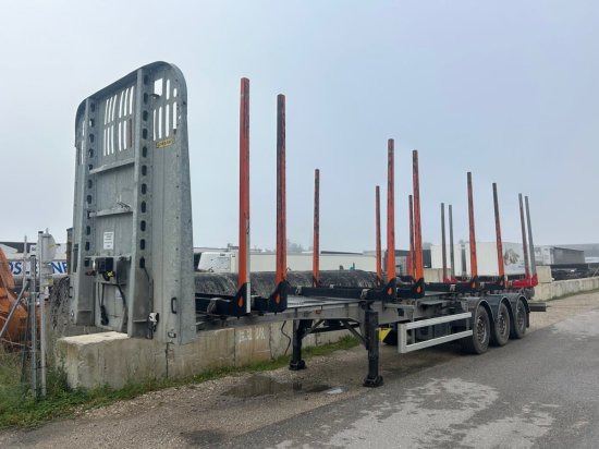 D-651A Holzauflieger, Liftachse, 8 Rungenpaare - Klanicový návěs: obrázek 1 D-651A Holzauflieger, Liftachse, 8 Rungenpaare - Klanicový návěs: obrázek 1