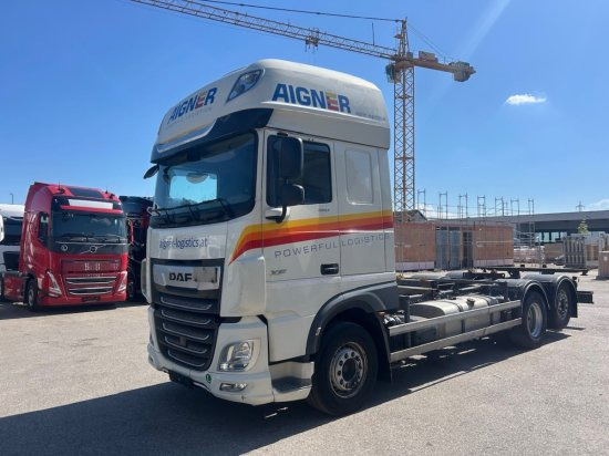 DAF XF 480 BDF SSC Euro 6 Liftachse, Retarder, Standklima - Kontejnérový podvozek/ Výměnná nástavba: obrázek 1 DAF XF 480 BDF SSC Euro 6 Liftachse, Retarder, Standklima - Kontejnérový podvozek/ Výměnná nástavba: obrázek 1