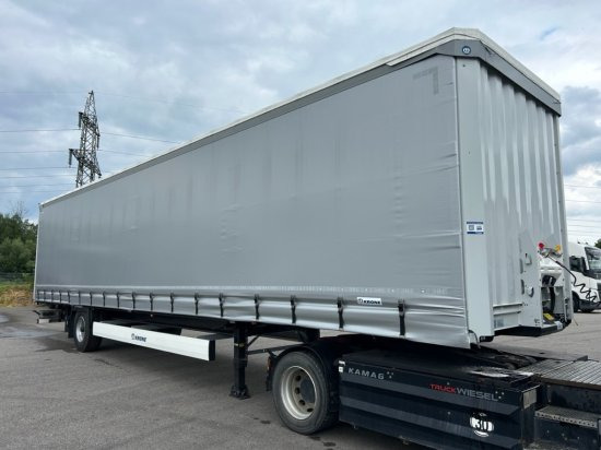Krone 1-achs Auflieger, Heckabstützung XL Zertifikat, Edscha-Verdeck, - Plachtový návěs: obrázek 3 Krone 1-achs Auflieger, Heckabstützung XL Zertifikat, Edscha-Verdeck, - Plachtový návěs: obrázek 3