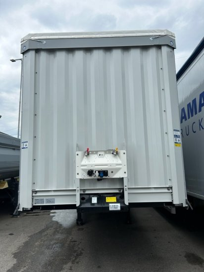 Krone 1-achs Auflieger, Heckabstützung XL Zertifikat, Edscha-Verdeck, - Plachtový návěs: obrázek 2 Krone 1-achs Auflieger, Heckabstützung XL Zertifikat, Edscha-Verdeck, - Plachtový návěs: obrázek 2