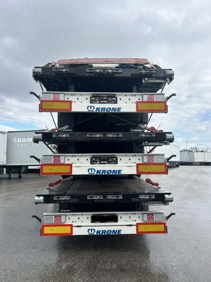 Krone Bordwandplanenauflieger , Einsteckrungen, Liftachse, SAF-Achsen, - Plachtový návěs: obrázek 3 Krone Bordwandplanenauflieger , Einsteckrungen, Liftachse, SAF-Achsen, - Plachtový návěs: obrázek 3
