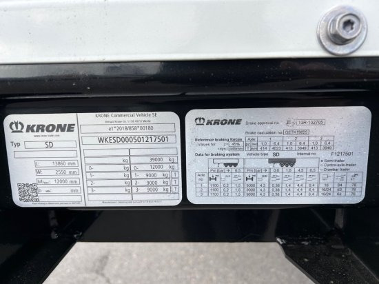 Nový Plachtový návěs Krone Mega SD, Varios, Edscha-Verdeck: obrázek 6 Nový Plachtový návěs Krone Mega SD, Varios, Edscha-Verdeck: obrázek 6