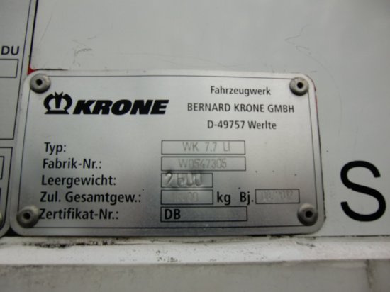 Obytná buňka Krone Wechselpritsche 7,30 Meter Koffer Spezialaufbau, mobiler Messestand: obrázek 8 Obytná buňka Krone Wechselpritsche 7,30 Meter Koffer Spezialaufbau, mobiler Messestand: obrázek 8