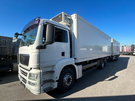 MAN TGS 26.360 6x2 LL, Tiefkühlkoffer Intarder, Liftachse ohne Anhänger - Chladírenský nákladní automobil: obrázek 1 MAN TGS 26.360 6x2 LL, Tiefkühlkoffer Intarder, Liftachse ohne Anhänger - Chladírenský nákladní automobil: obrázek 1