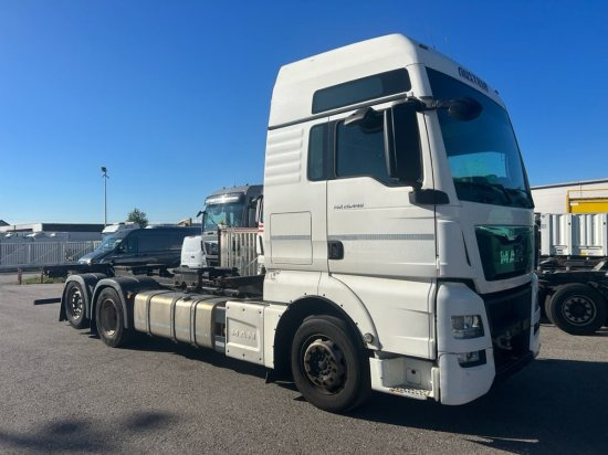 MAN TGX 26.440 BDF, XXL, Retarder, Automatik, E6, Liftachse, Motorschaden, Kurbelwellenschaden - Kontejnérový podvozek/ Výměnná nástavba: obrázek 1 MAN TGX 26.440 BDF, XXL, Retarder, Automatik, E6, Liftachse, Motorschaden, Kurbelwellenschaden - Kontejnérový podvozek/ Výměnná nástavba: obrázek 1
