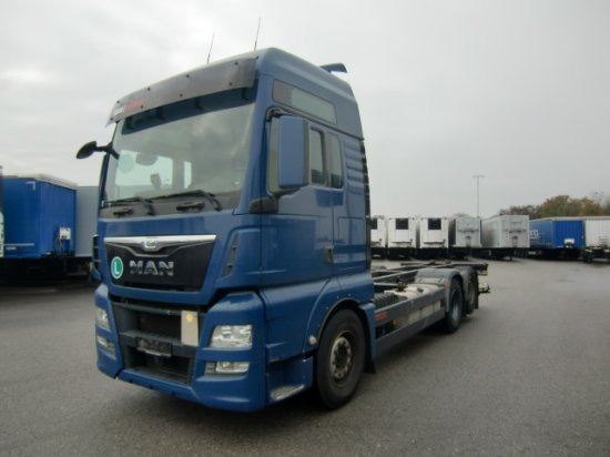 MAN TGX 26.440 BDF, XXL, Retarder, Automatik, E6, Liftachse, - Kontejnérový podvozek/ Výměnná nástavba: obrázek 1 MAN TGX 26.440 BDF, XXL, Retarder, Automatik, E6, Liftachse, - Kontejnérový podvozek/ Výměnná nástavba: obrázek 1