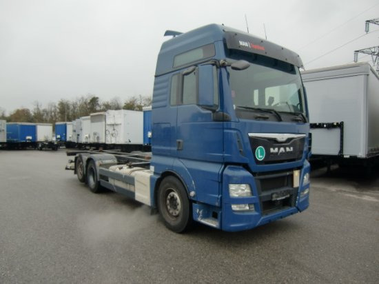MAN TGX 26.440 BDF, XXL, Retarder, Automatik, E6, Liftachse, - Kontejnérový podvozek/ Výměnná nástavba: obrázek 3 MAN TGX 26.440 BDF, XXL, Retarder, Automatik, E6, Liftachse, - Kontejnérový podvozek/ Výměnná nástavba: obrázek 3