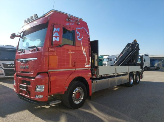 MAN TGX 26.510 BL Pritsche, Intarder, HIAB X-HIPRO 558EP-5, Alu-Felgen, Lenkachse, - Nákladní automobil valníkový/ Plošinový, Auto s hydraulickou rukou: obrázek 1 MAN TGX 26.510 BL Pritsche, Intarder, HIAB X-HIPRO 558EP-5, Alu-Felgen, Lenkachse, - Nákladní automobil valníkový/ Plošinový, Auto s hydraulickou rukou: obrázek 1