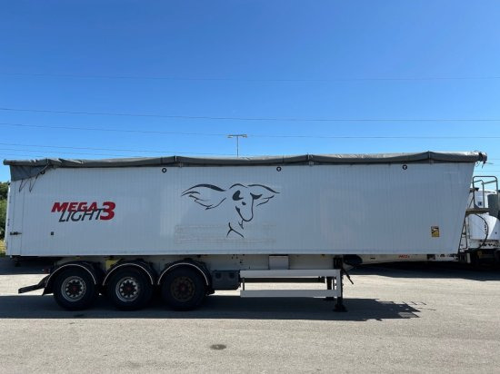 MEGA Light Alu-Kippmulde 55m³, Kombiklappe, SAF-Achsen, 1-A Liftachse, Rollplane - Sklápěcí návěs: obrázek 4 MEGA Light Alu-Kippmulde 55m³, Kombiklappe, SAF-Achsen, 1-A Liftachse, Rollplane - Sklápěcí návěs: obrázek 4