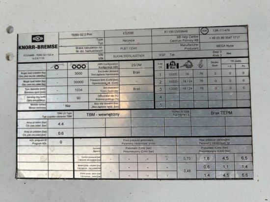Sklápěcí návěs MEGA Light Alu-Kippmulde 55m³, Kombiklappe, SAF-Achsen, 1-A Liftachse, Rollplane: obrázek 13