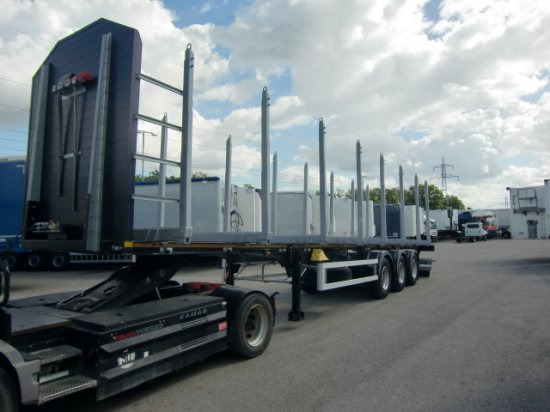 MEGA TIMBER LONG Holzauflieger 8 Rungenpaare 3. Achse Liftachse - Klanicový návěs: obrázek 1 MEGA TIMBER LONG Holzauflieger 8 Rungenpaare 3. Achse Liftachse - Klanicový návěs: obrázek 1