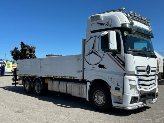 Mercedes-Benz Actros 2545 L 6x2, Retarder, Pritsche, Hiab XS 166 D-4 PRO, E5 - Nákladní automobil valníkový/ Plošinový, Auto s hydraulickou rukou: obrázek 3 Mercedes-Benz Actros 2545 L 6x2, Retarder, Pritsche, Hiab XS 166 D-4 PRO, E5 - Nákladní automobil valníkový/ Plošinový, Auto s hydraulickou rukou: obrázek 3