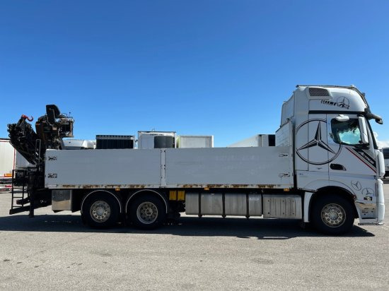 Mercedes-Benz Actros 2545 L 6x2, Retarder, Pritsche, Hiab XS 166 D-4 PRO, E5 - Nákladní automobil valníkový/ Plošinový, Auto s hydraulickou rukou: obrázek 4 Mercedes-Benz Actros 2545 L 6x2, Retarder, Pritsche, Hiab XS 166 D-4 PRO, E5 - Nákladní automobil valníkový/ Plošinový, Auto s hydraulickou rukou: obrázek 4