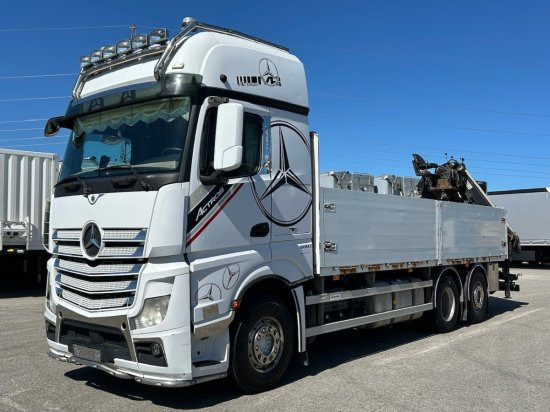 Mercedes-Benz Actros 2545 L 6x2, Retarder, Pritsche, Hiab XS 166 D-4 PRO, E5 - Nákladní automobil valníkový/ Plošinový, Auto s hydraulickou rukou: obrázek 1 Mercedes-Benz Actros 2545 L 6x2, Retarder, Pritsche, Hiab XS 166 D-4 PRO, E5 - Nákladní automobil valníkový/ Plošinový, Auto s hydraulickou rukou: obrázek 1