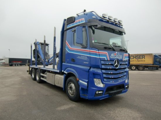 Mercedes-Benz Actros 2653 6x4 Holz Palfinger Kabinenkran - Lesovůz, Auto s hydraulickou rukou: obrázek 3 Mercedes-Benz Actros 2653 6x4 Holz Palfinger Kabinenkran - Lesovůz, Auto s hydraulickou rukou: obrázek 3