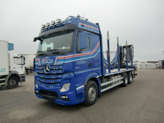 Mercedes-Benz Actros 2653 6x4 Holz Palfinger Kabinenkran - Lesovůz, Auto s hydraulickou rukou: obrázek 1 Mercedes-Benz Actros 2653 6x4 Holz Palfinger Kabinenkran - Lesovůz, Auto s hydraulickou rukou: obrázek 1