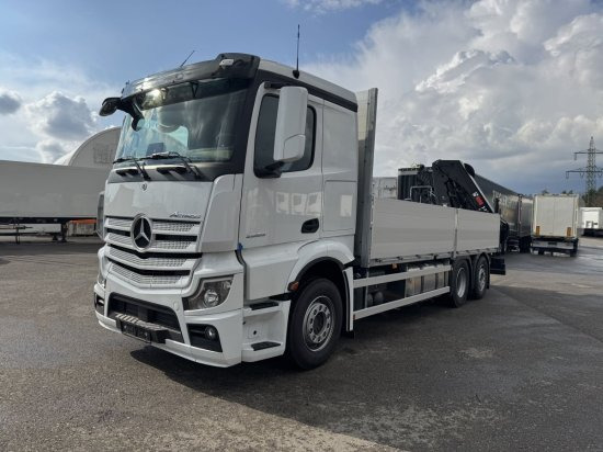Mercedes-Benz Actros 2653, Retarder, Pritsche, Hiab Hipro 232 ES5 - Nákladní automobil valníkový/ Plošinový, Auto s hydraulickou rukou: obrázek 3 Mercedes-Benz Actros 2653, Retarder, Pritsche, Hiab Hipro 232 ES5 - Nákladní automobil valníkový/ Plošinový, Auto s hydraulickou rukou: obrázek 3