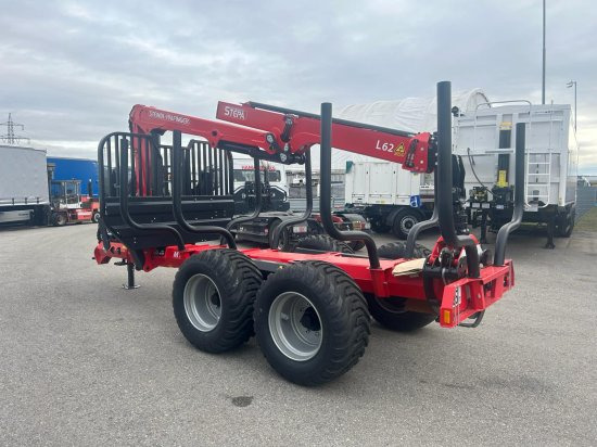 STEPA M-16 Forstanhänger mit Steindl Palfinger Forstkran L, 2-Achsig 4- Rungenpaare - Vyvážecí přívěs: obrázek 4 STEPA M-16 Forstanhänger mit Steindl Palfinger Forstkran L, 2-Achsig 4- Rungenpaare - Vyvážecí přívěs: obrázek 4